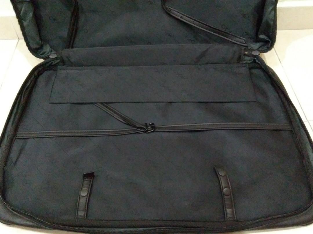 Hebe branded genuine leather suit bag, Men's Fashion, Bags, Belt bags