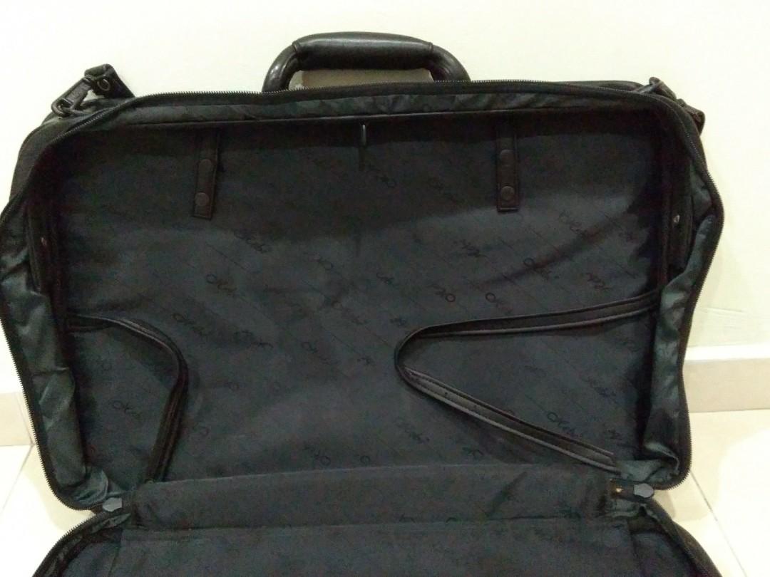 Hebe branded genuine leather suit bag, Men's Fashion, Bags, Belt bags