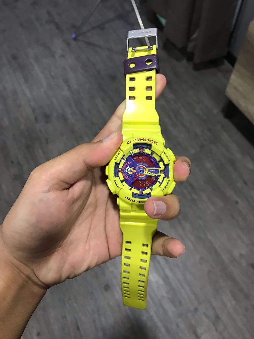 g shock ga 110 yellow