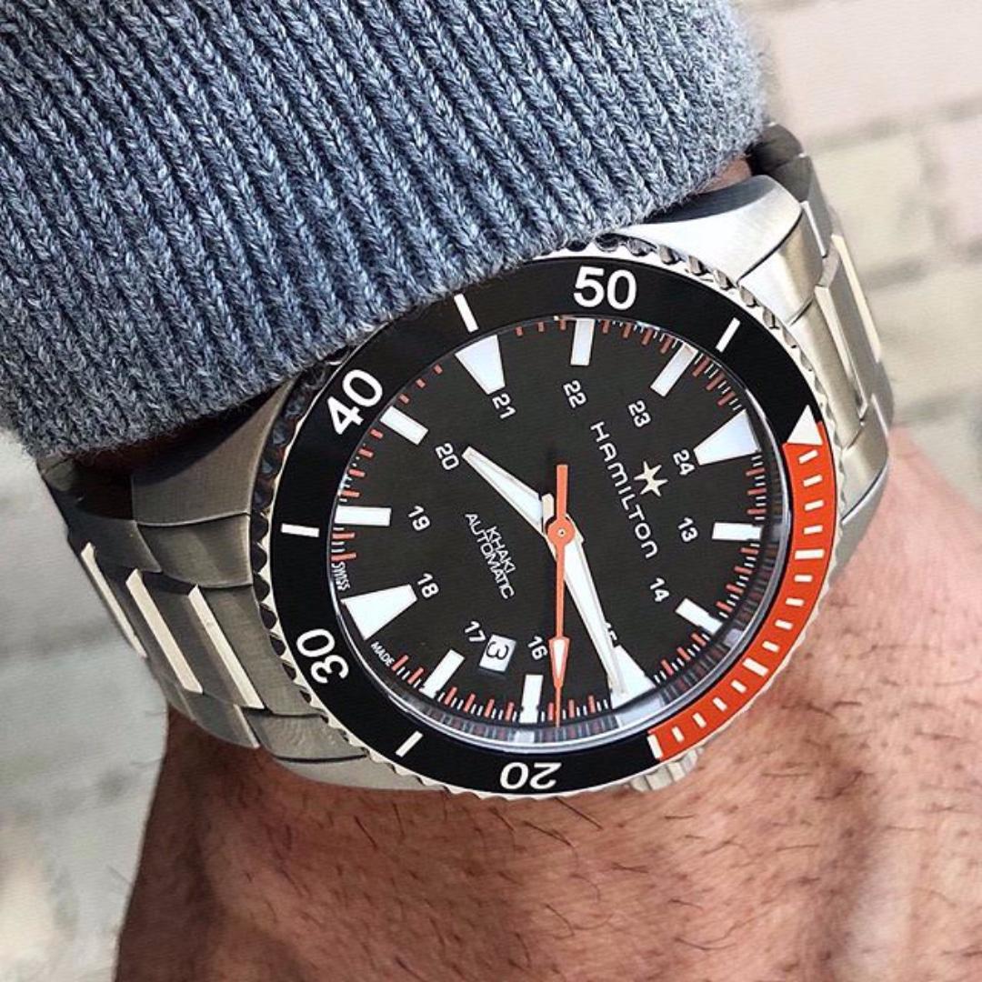 Hamilton Khaki Navy Scuba H82305131 Men s Fashion Watches