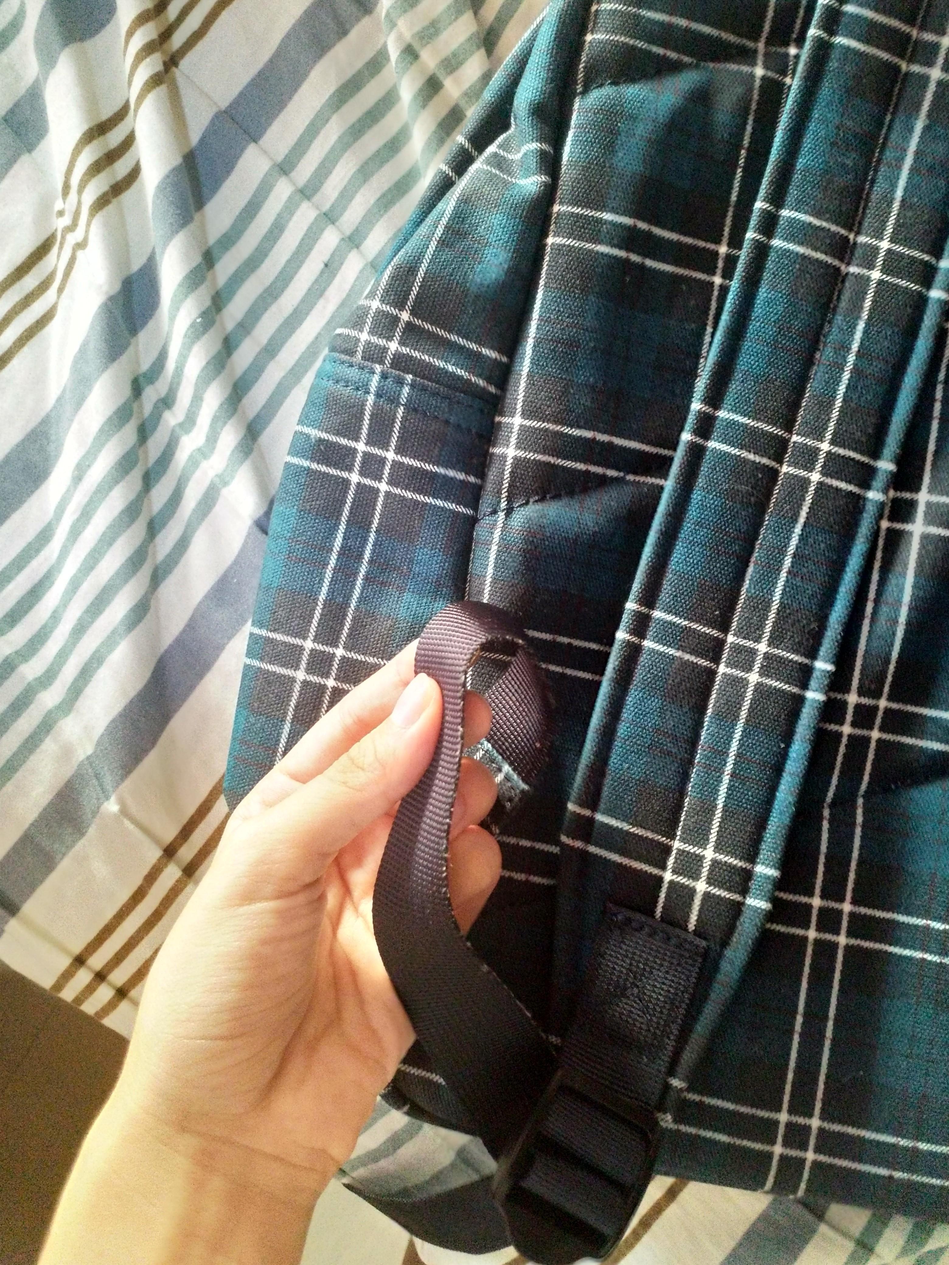 Jack wills checked backpack