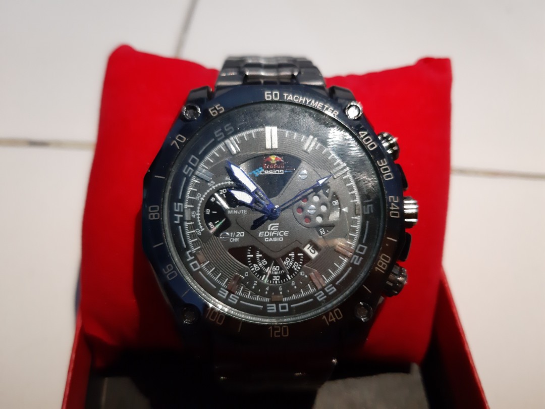 Jam tangan casio discount edifice red bull