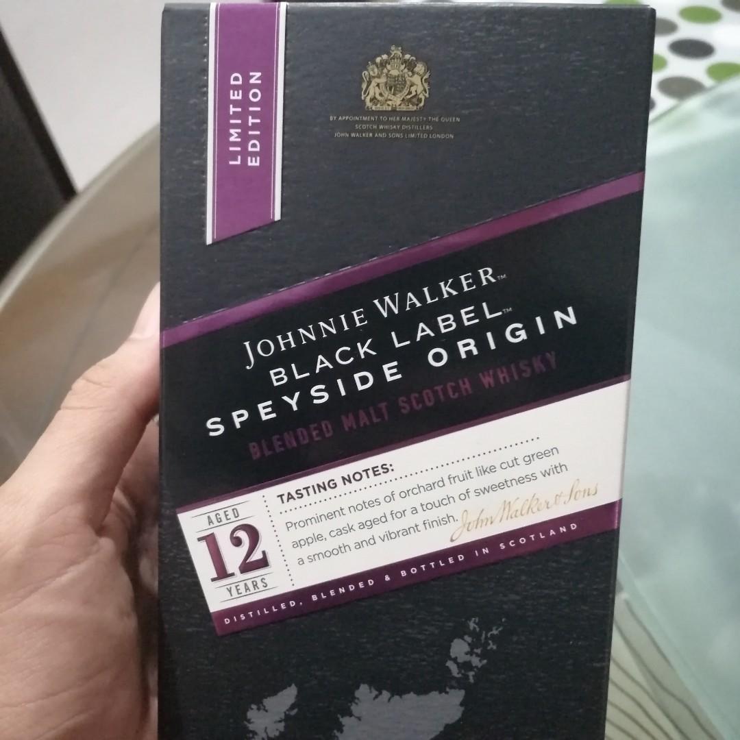 Johnny walker limited edition black label (Speyside), Food ...