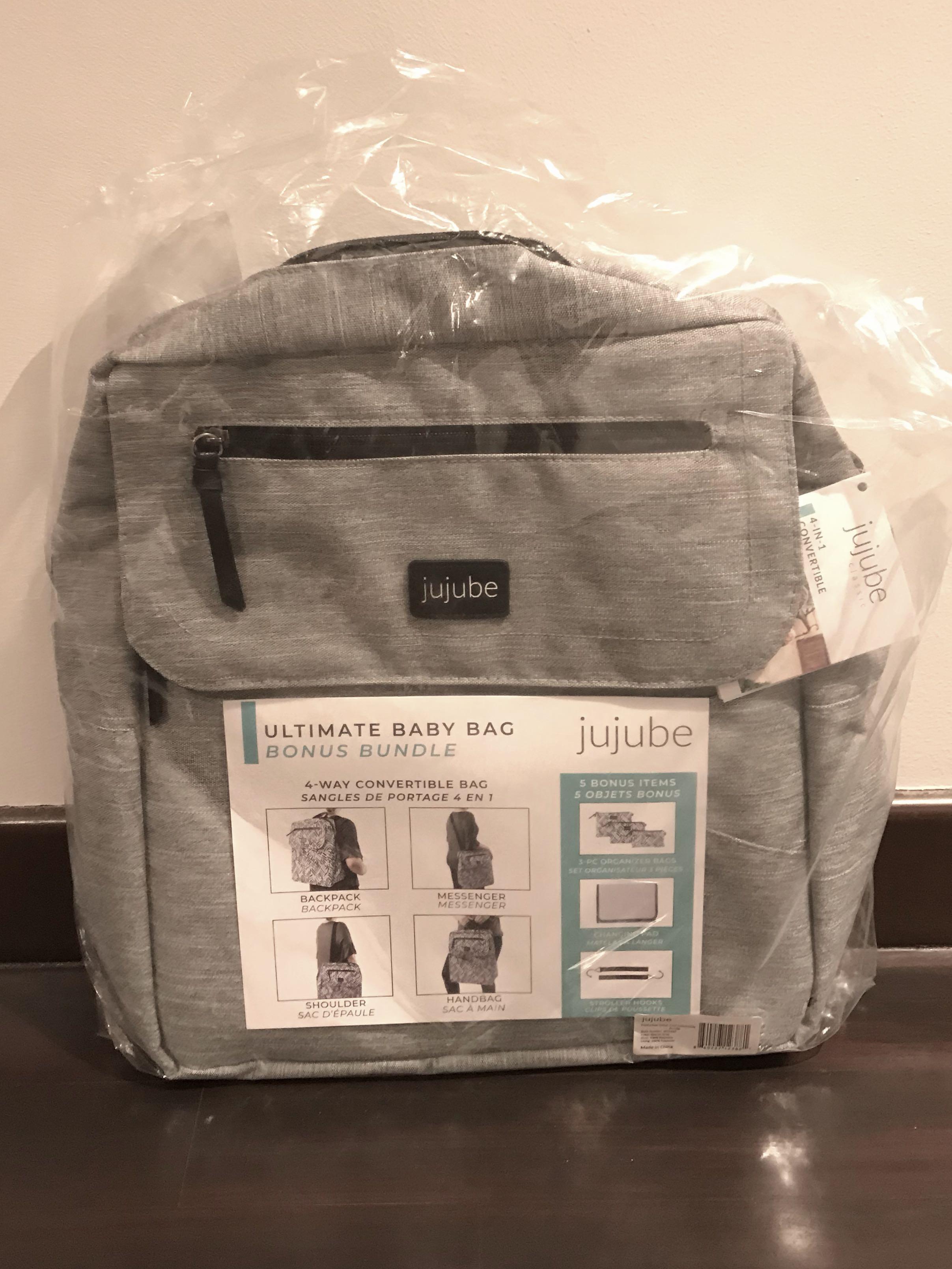 Jujube Core Convertible Glacier Grey Babies Kids Going Out Diaper Bags Wetbags on Carousell