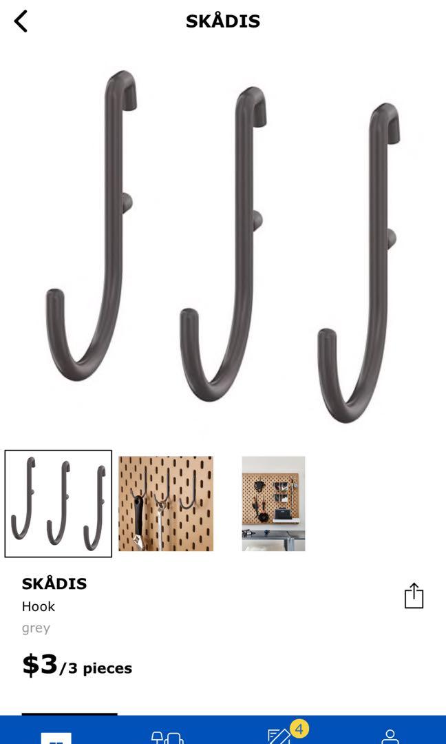 KALLAX insert with Pegboard, Furniture & Home Living, Furniture