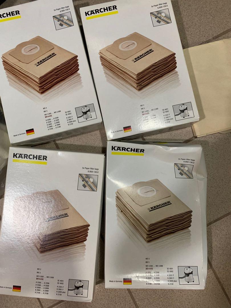 Karcher vacuum bags for wd3 premium, TV & Home Appliances, Vacuum