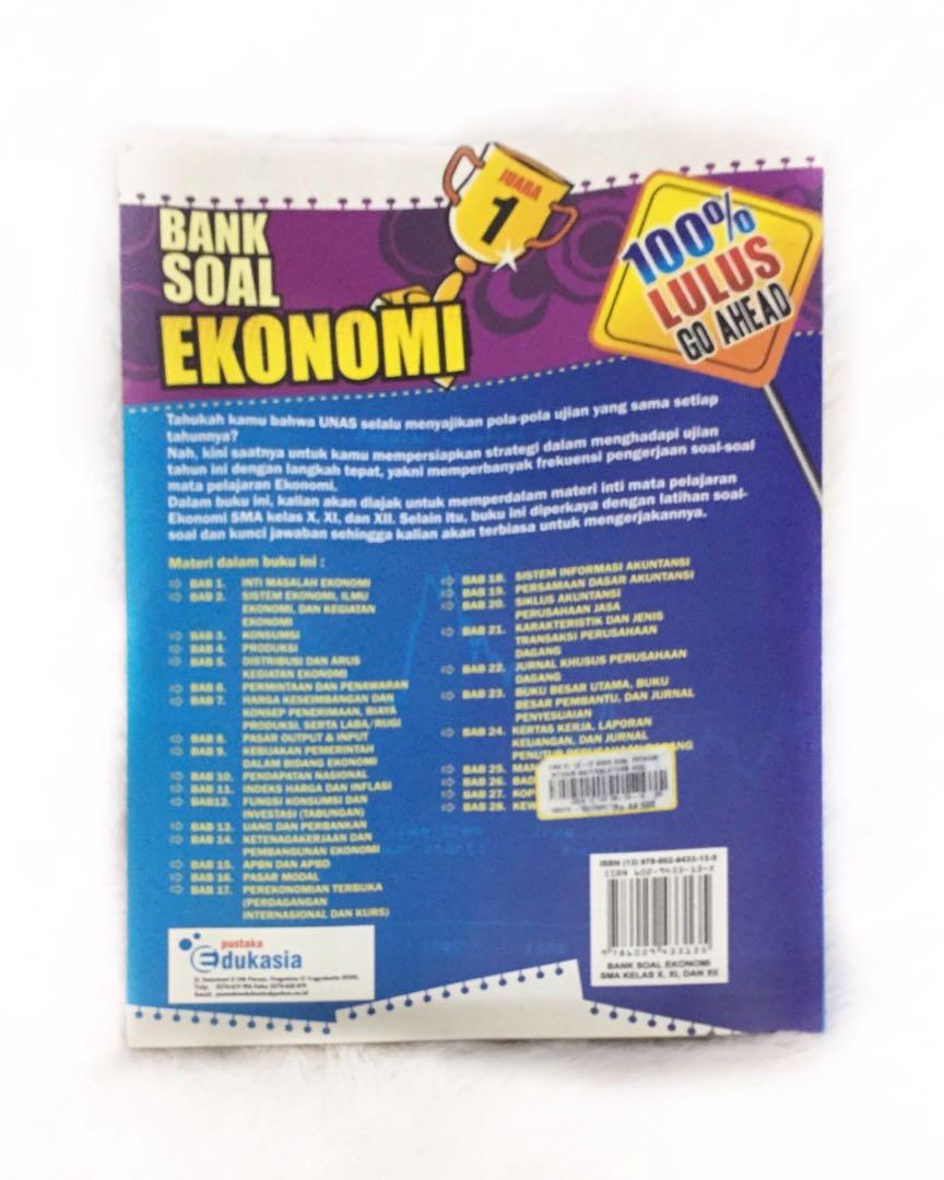 Lalamovecarousell Bank Soal Ekonomi Buku Alat Tulis Buku Pelajaran Di Carousell