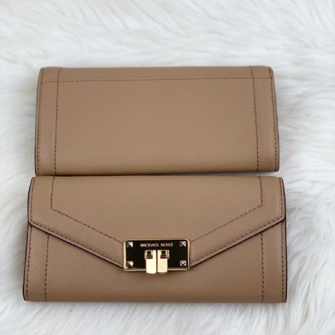 Michael kors top dark khaki wallet