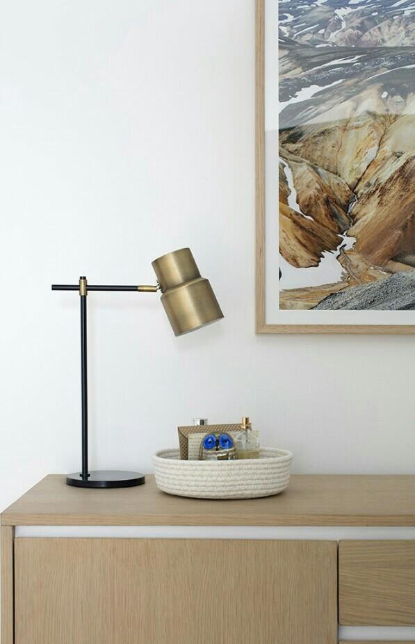 Milk Sugar Atticus Table Lamp Charcoal Furniture Home Decor