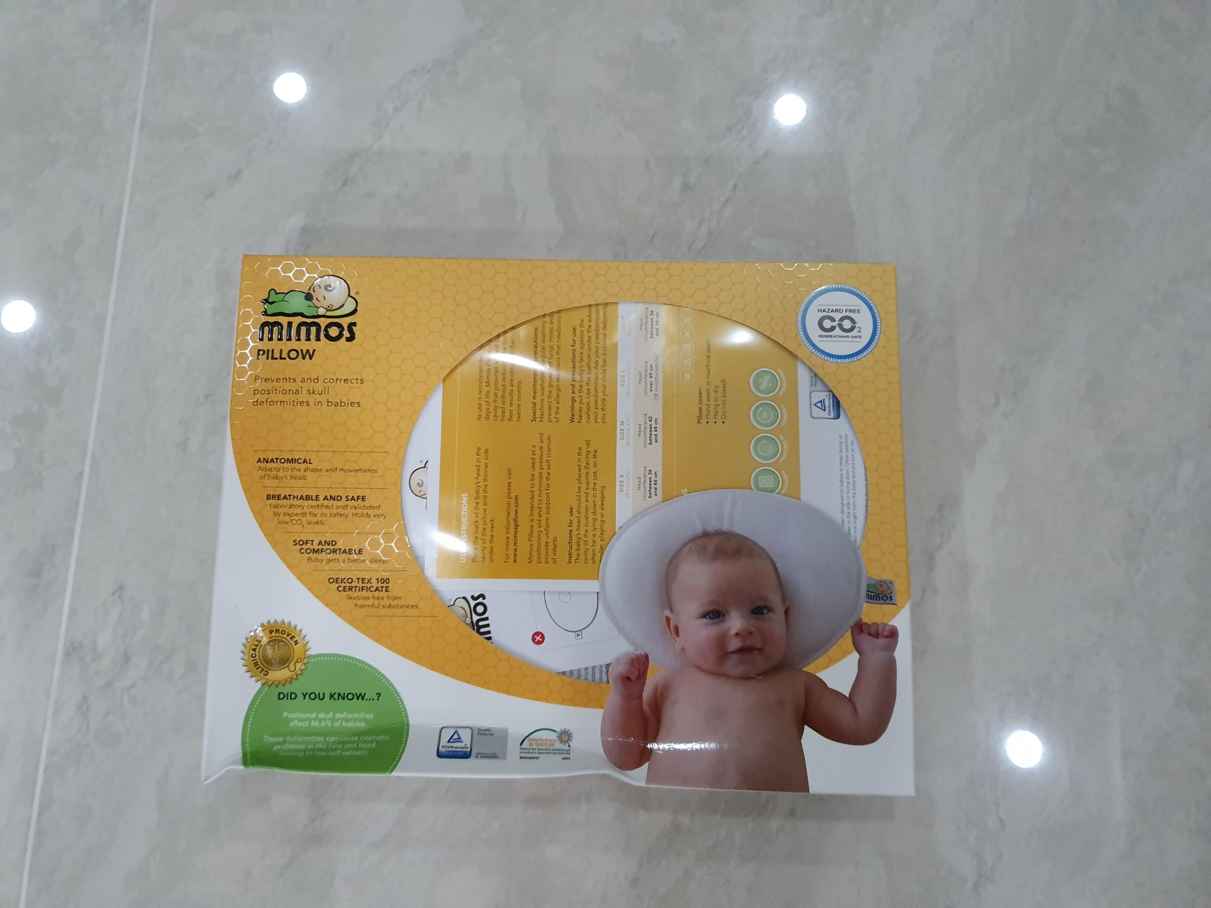 mimos pillow size chart