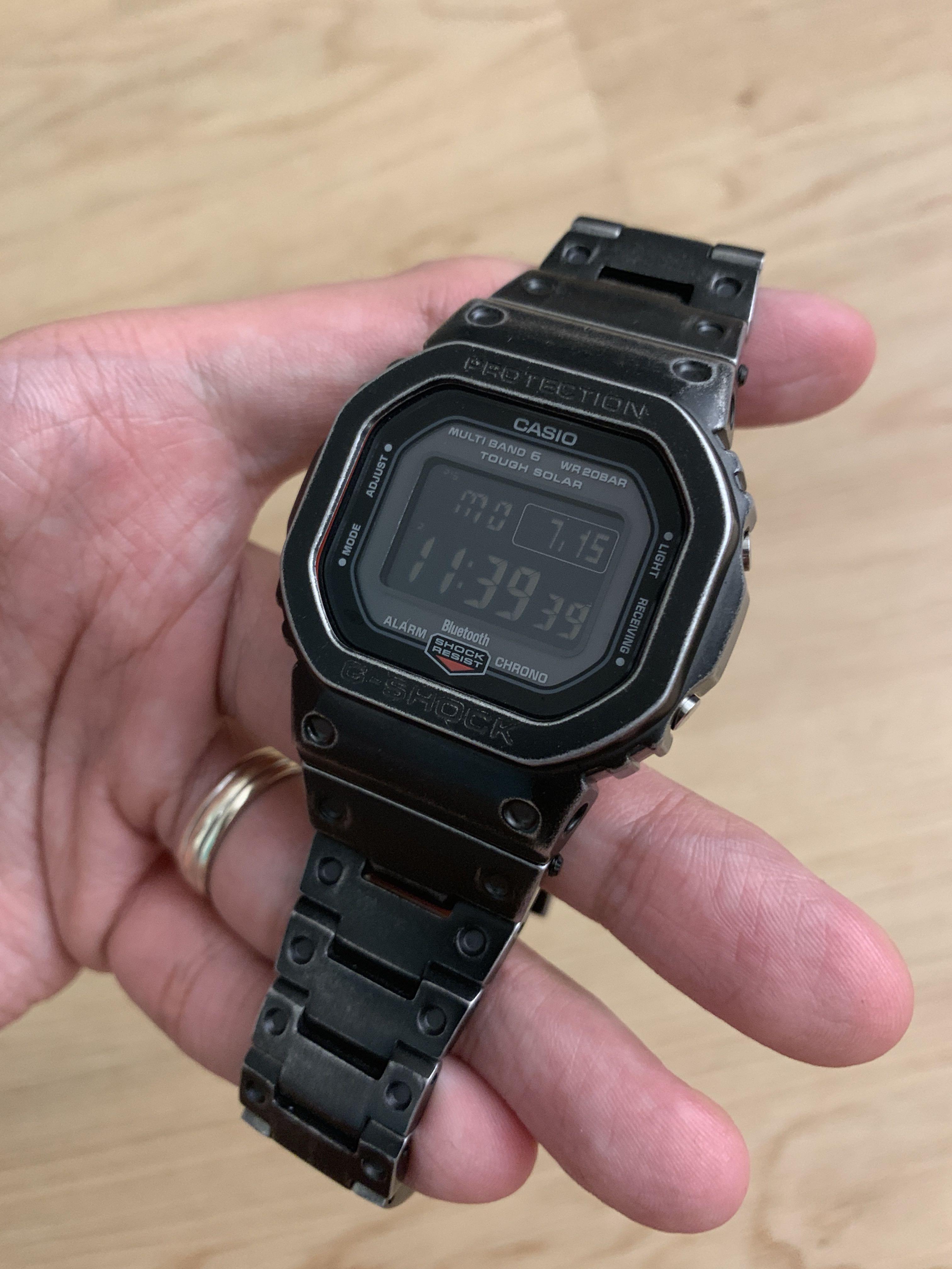 g shock aged steel