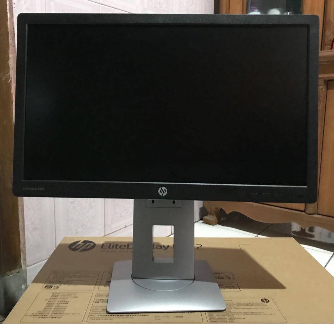 Monitor HP EliteDisplay E222, Elektronik, Bagian Komputer & Aksesoris