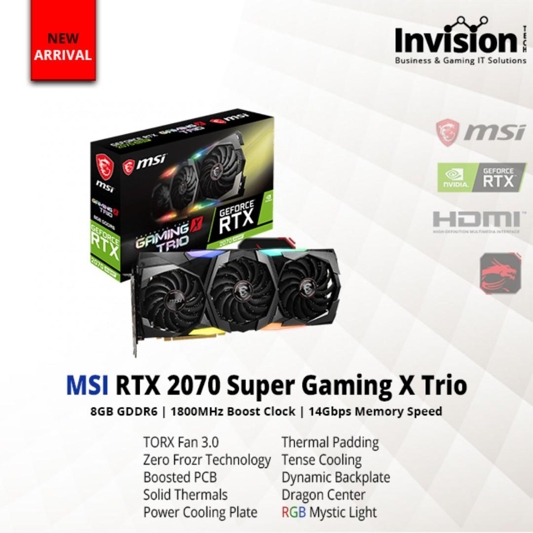 MSI RTX 2070 Super Gaming X Trio
