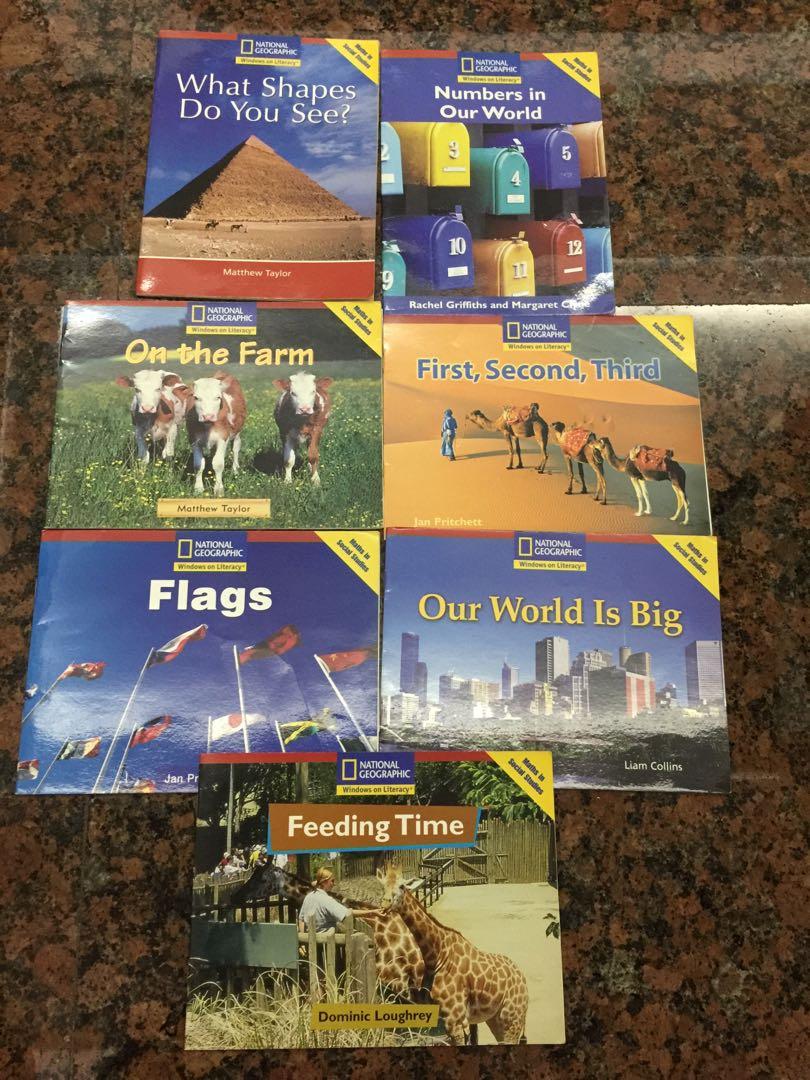 National geographic windows on literacy maths readers, Hobbies & Toys, Books & Magazines