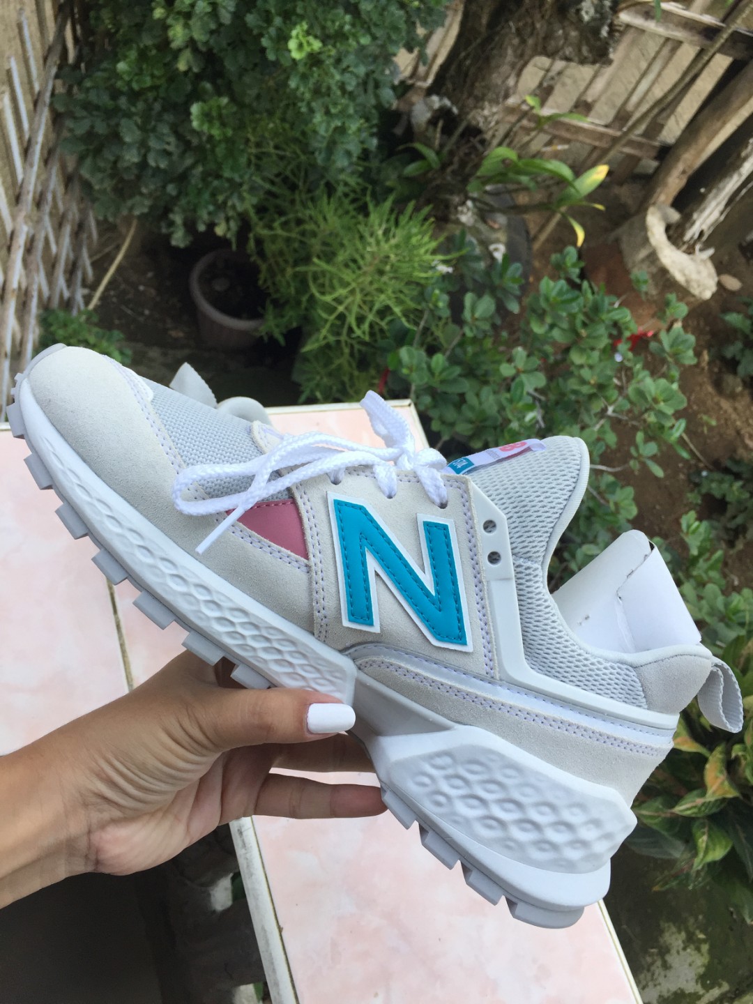 new balance 574 sport women's white