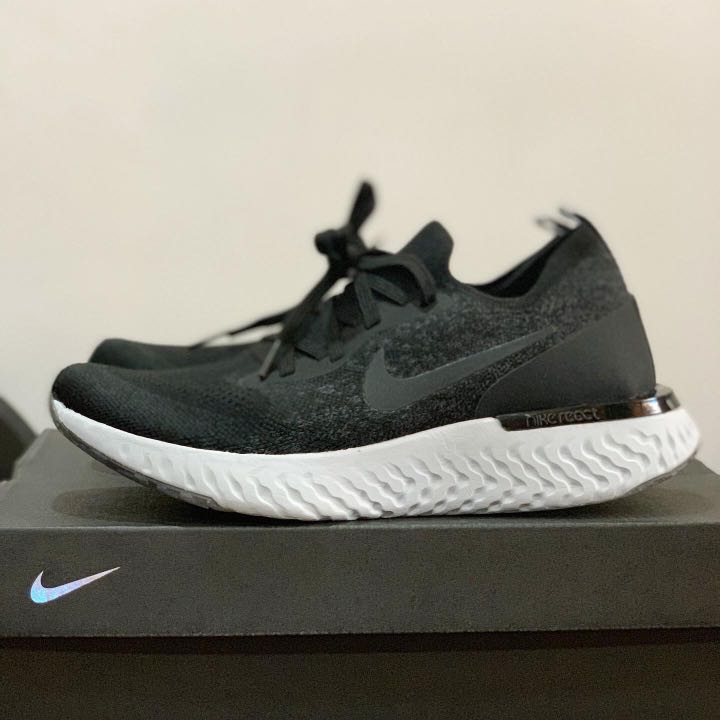 mens black nike react