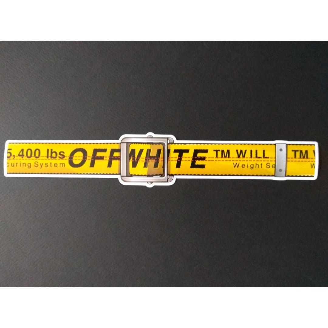 Off white luggage strap shop