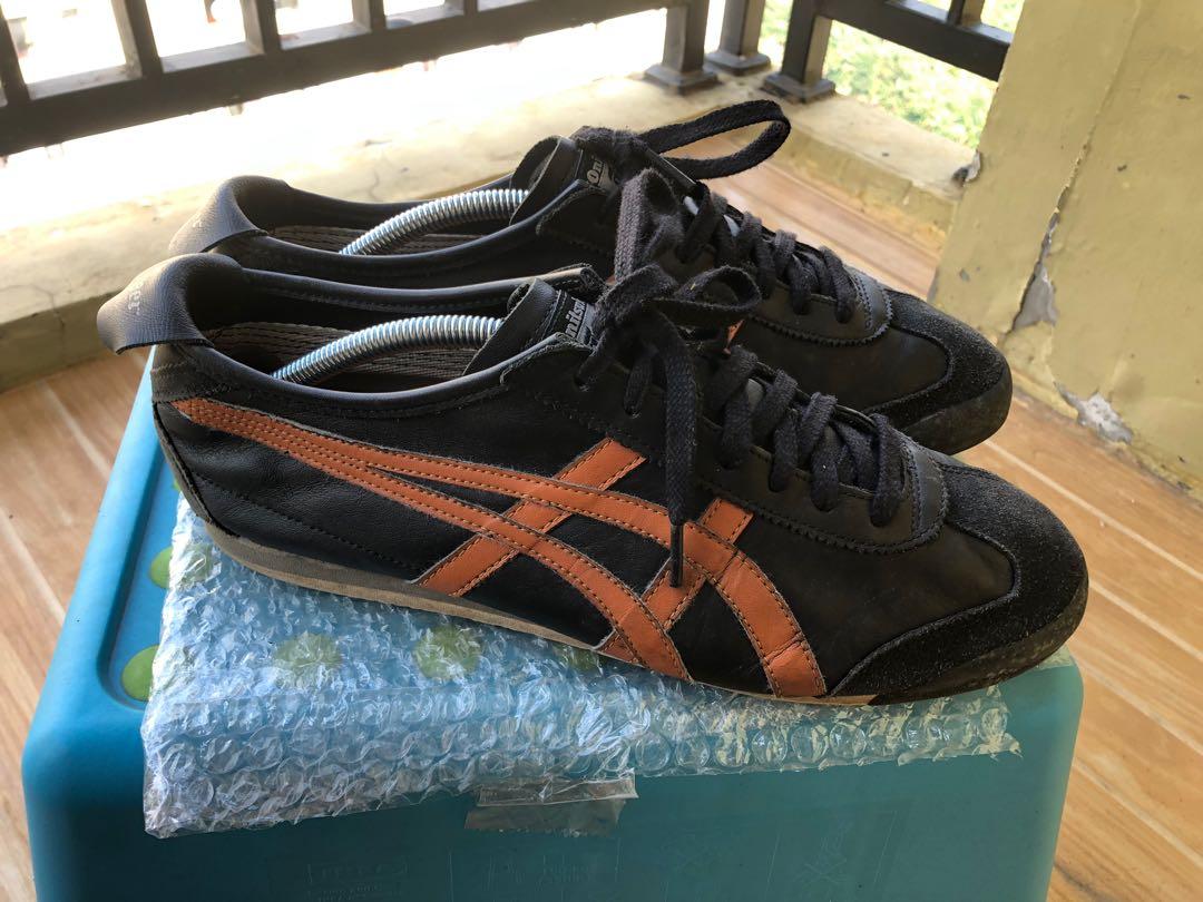 onitsuka tiger black orange