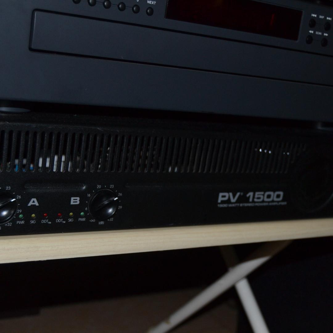 Peavey PV1500 Power Amplifier, Audio, Soundbars, Speakers & Amplifiers ...