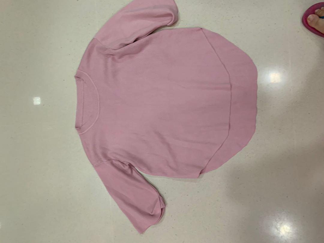 pink baggy top