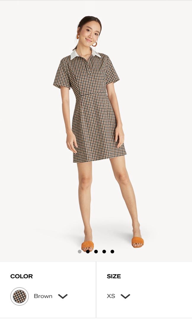 mini checkered dress