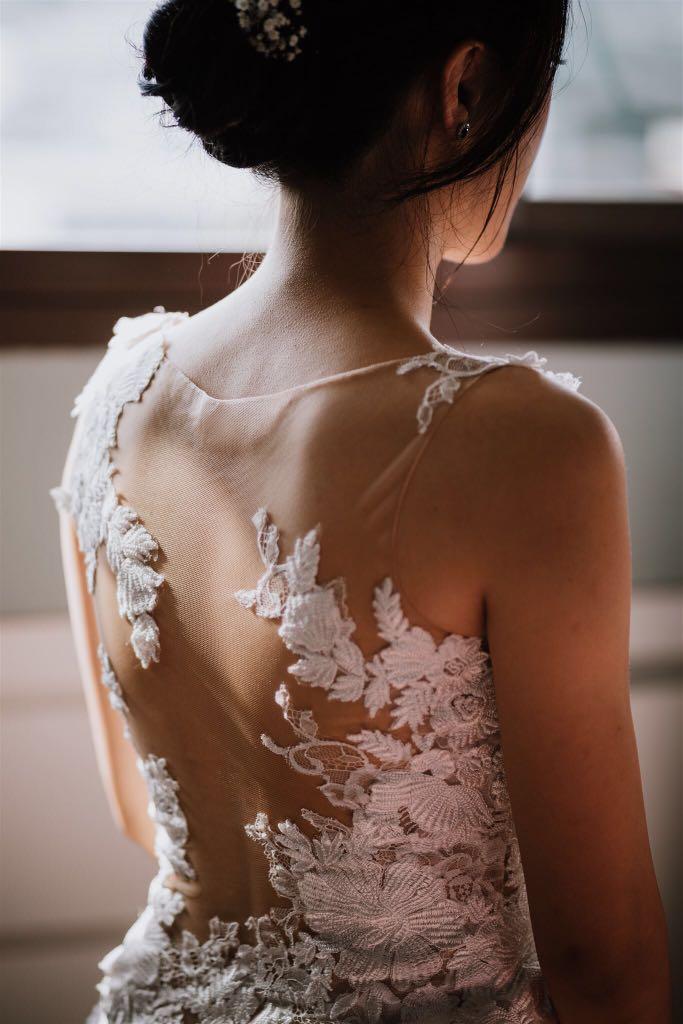 Pronovias Dalia Ivory Wedding Gown UK4