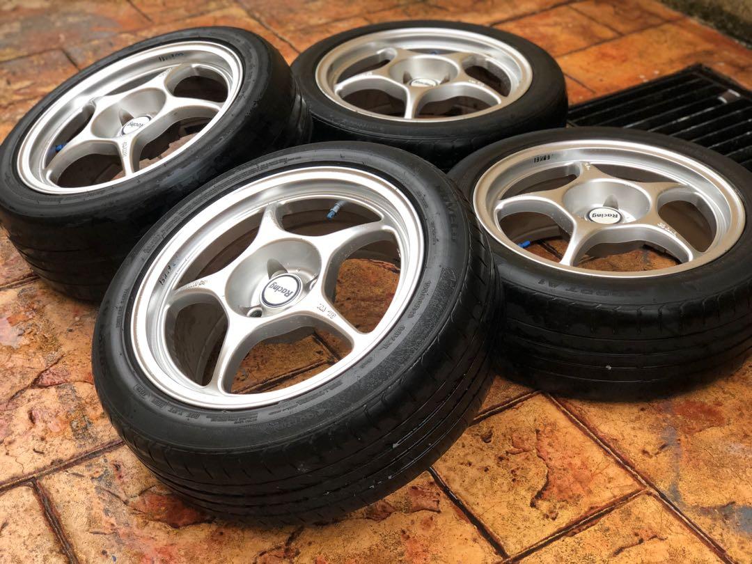 Enkei Rpo Rim Enkei RPO1 16x7jj pcd 100, Auto Accessories on Carousell