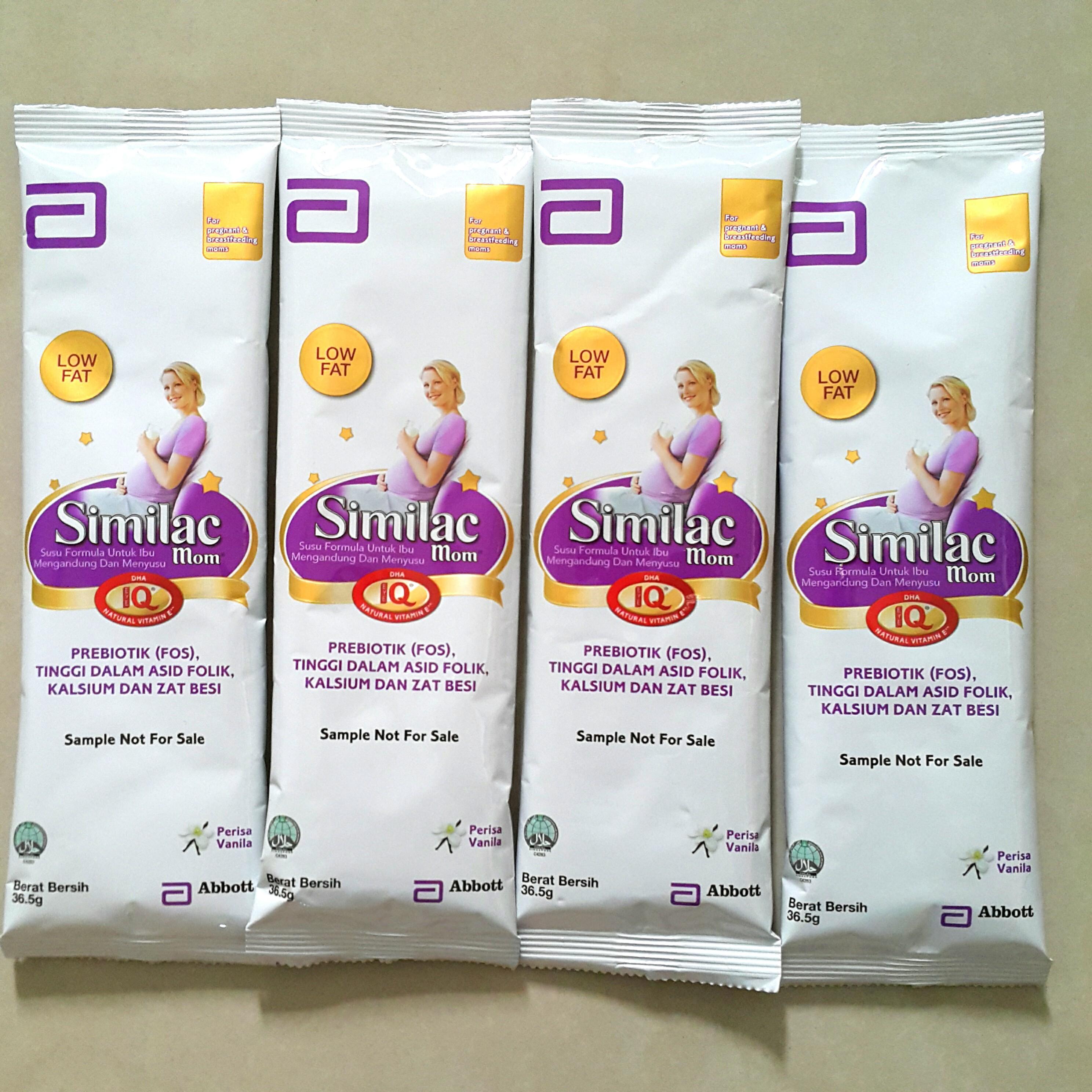 Similac Mom Milk Sachet Sample x4 Babies Kids Going Out Other