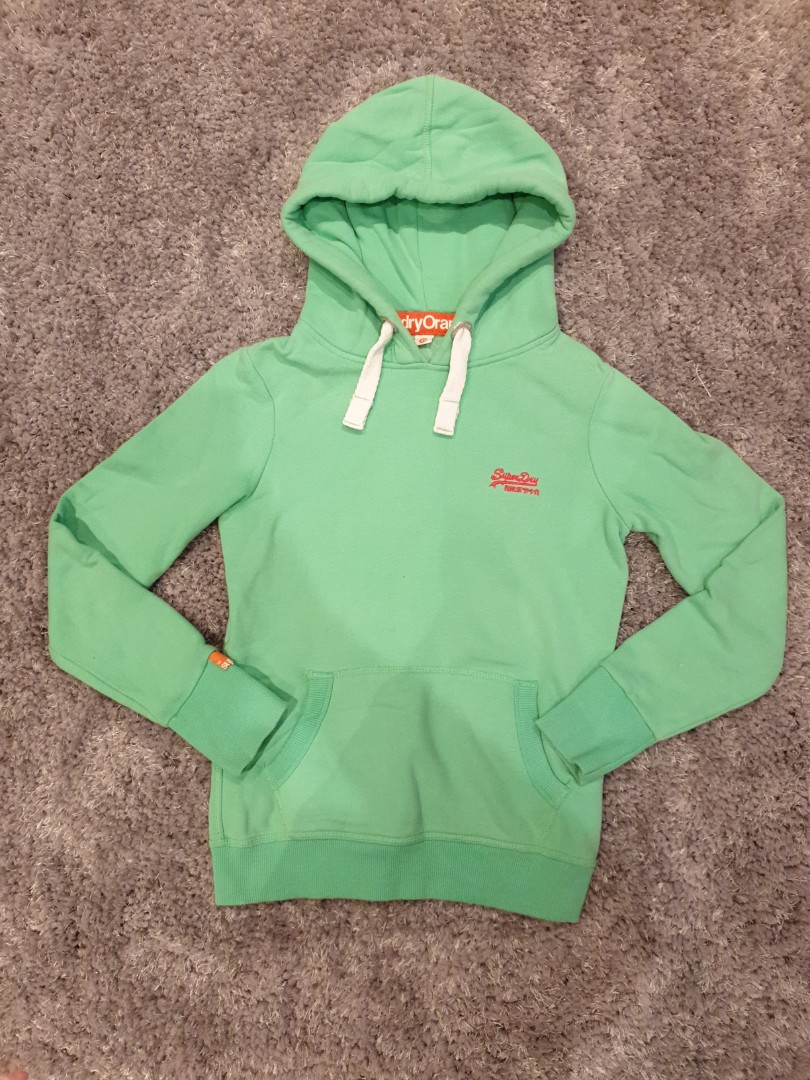 superdry mint green hoodie