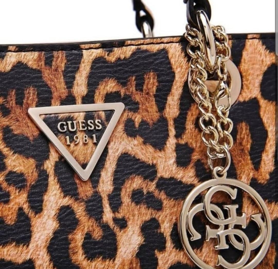 guess leopard bag