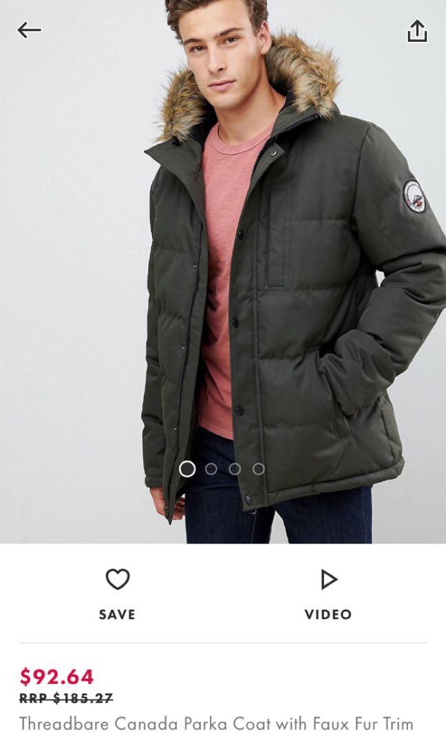 Threadbare parka Clearance