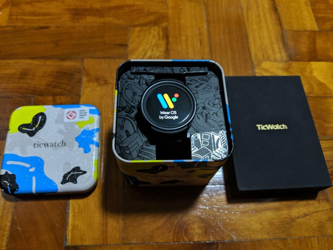 ticwatch e shadow black