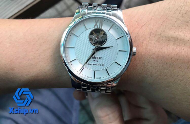 Tissot Tradition Powermatic 80 Open Heart Automatic Watch For Men - T063.907.16.058.00