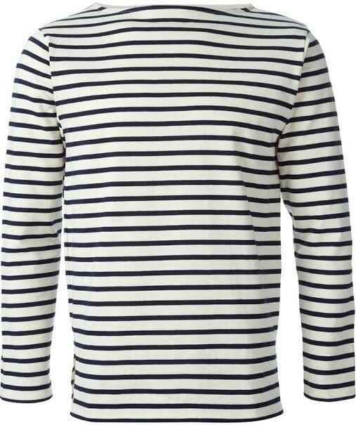 black and white striped sweater