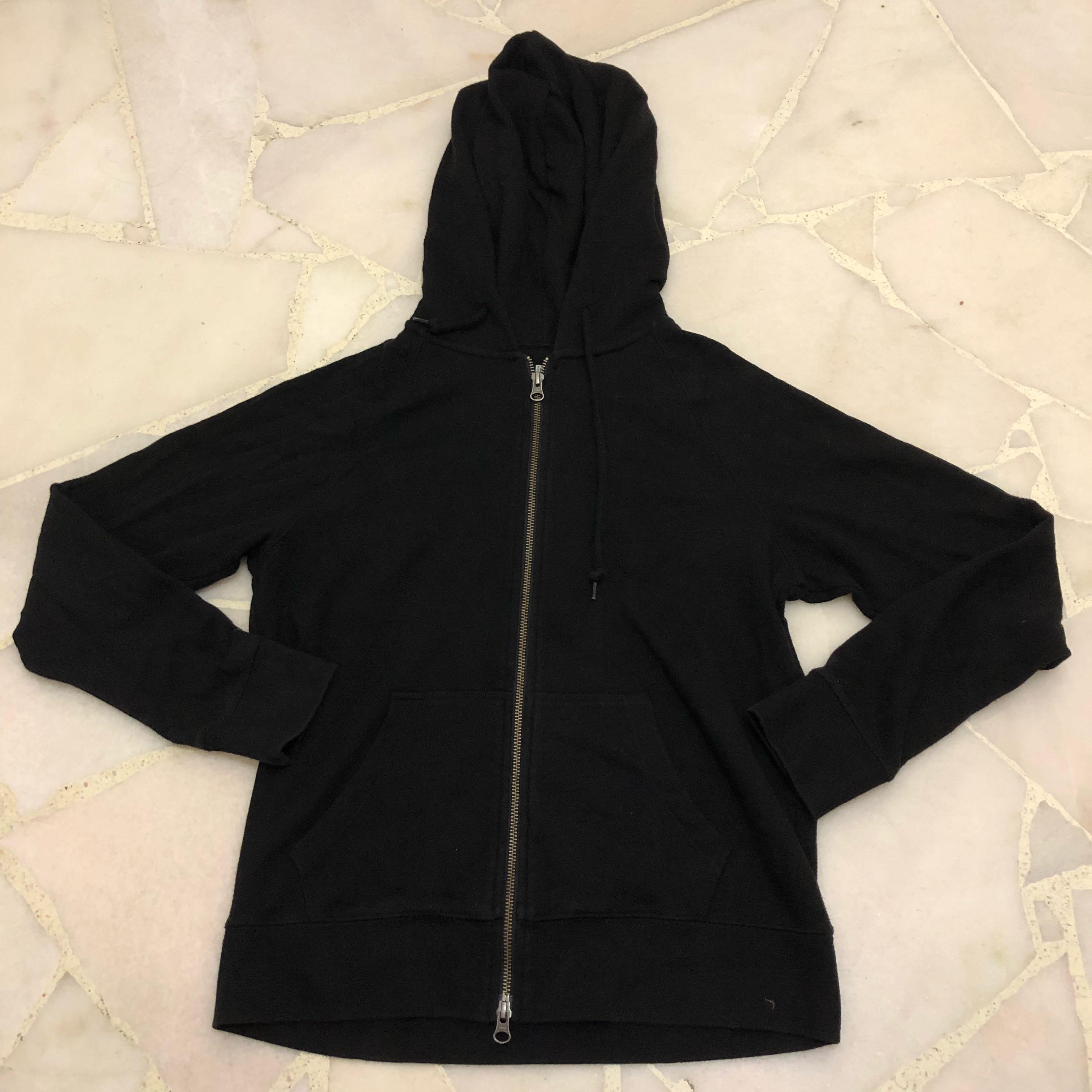 Black zip up jacket