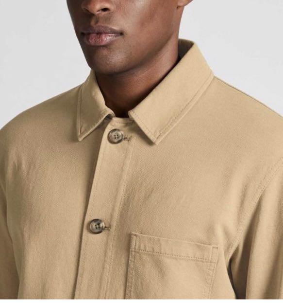 men washed jersey work jacket