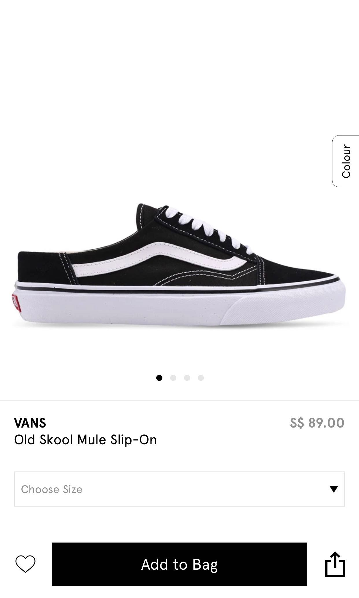 Vans Old Skool Mule Slip On Women s Fashion Footwear Sneakers