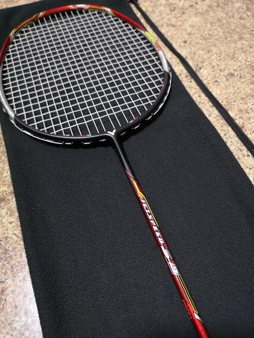 Victor Jetspeed S 9 Badminton Racket, Sports Equipment, Sports & Games