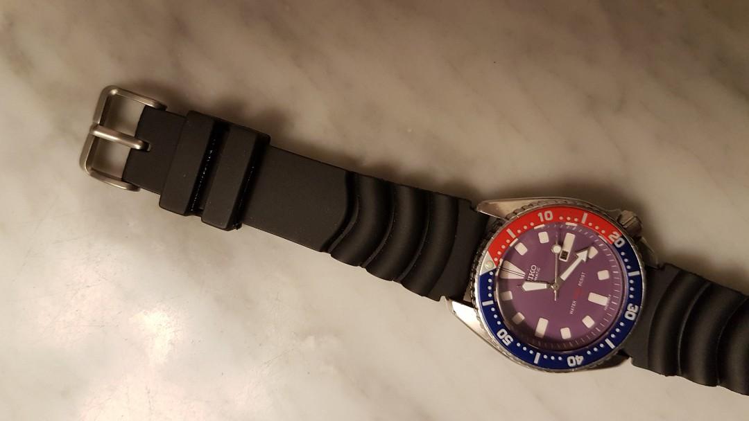 Seiko 4205-014 Bezel Insert With Luminous Pip - PEPSI / Black For Lady Diver, Aftermarket