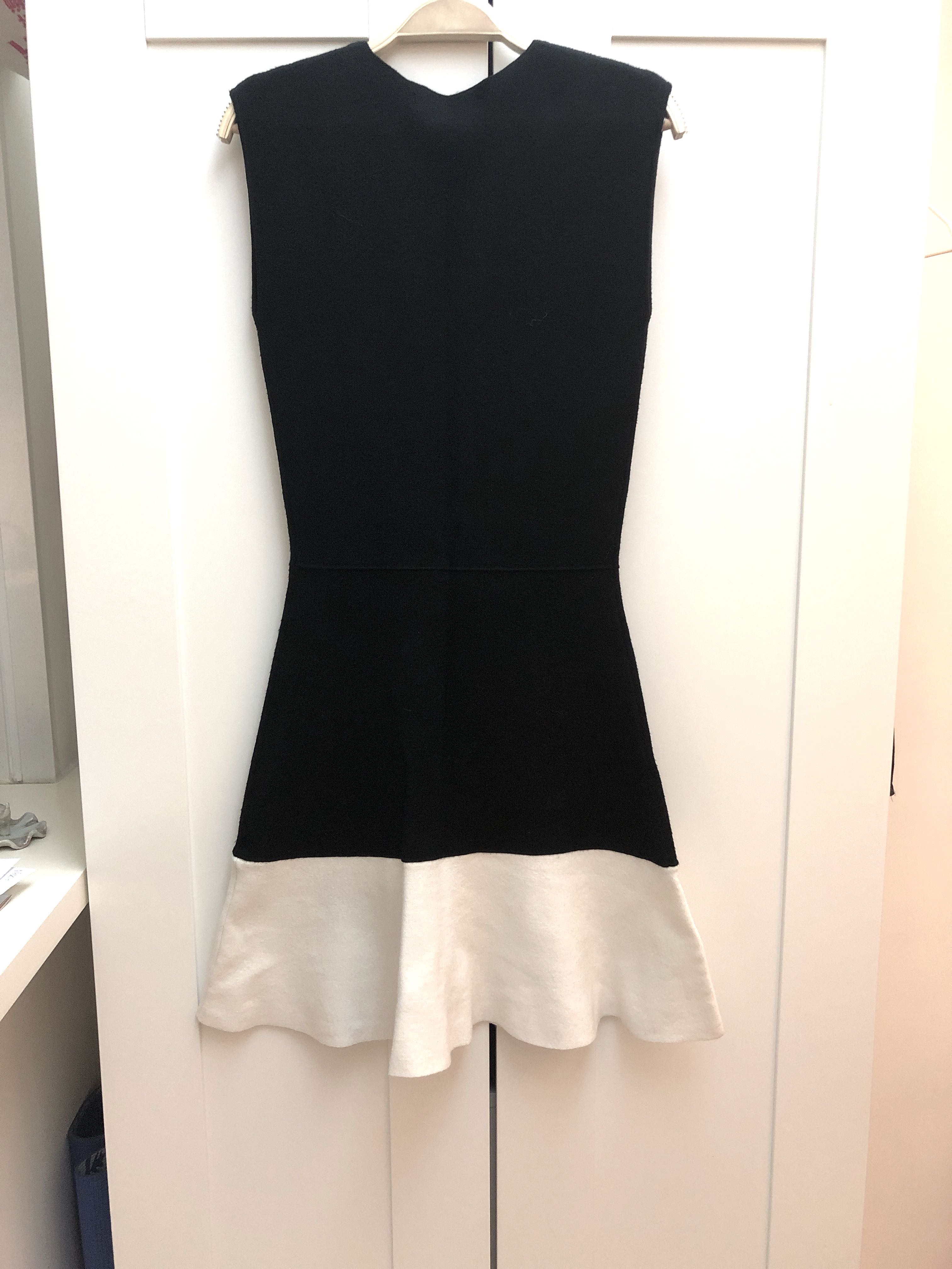 black and white one piece dress