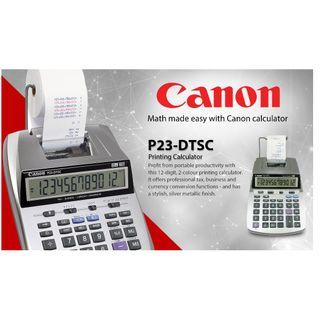 Canon P23 DTS C II Printing Calculator