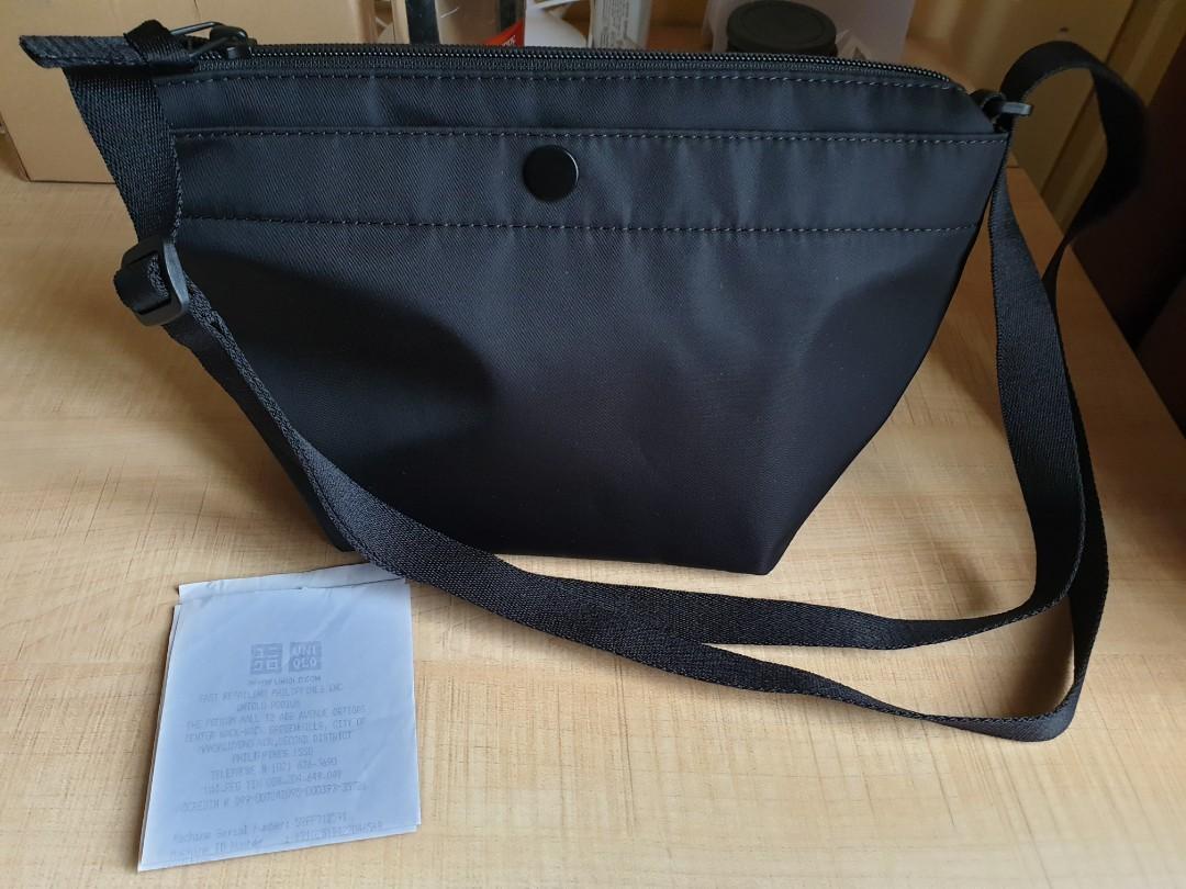 100 Authentic Uniqlo Sling Black Bag With Or Women S Fashion Bags Wallets Sling Bags On Carousell