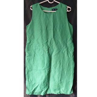 Fern Green Shift Knee-length dress