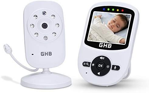 GHB Babyphone Caméra Babyphone Vidéo Écran LCD 4.3 inches Caméra