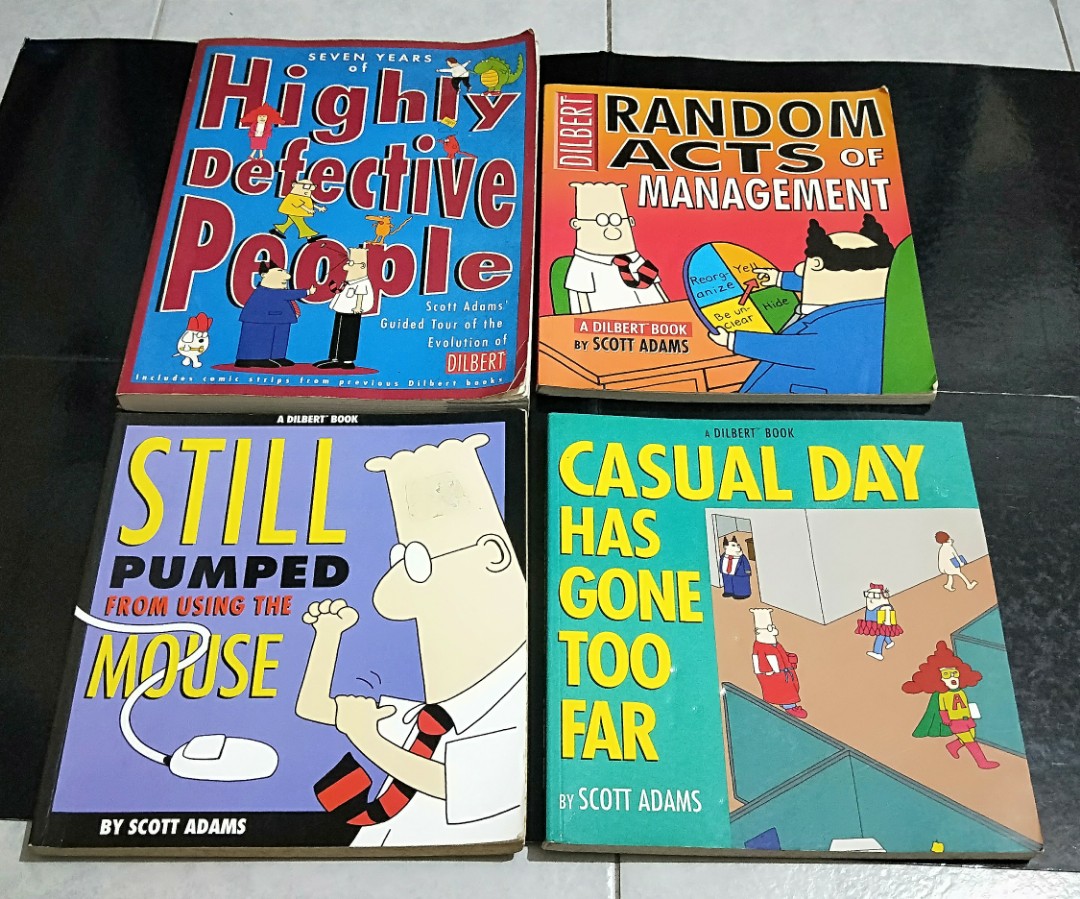 Dilbert Books Stationery Comics Manga On Carousell