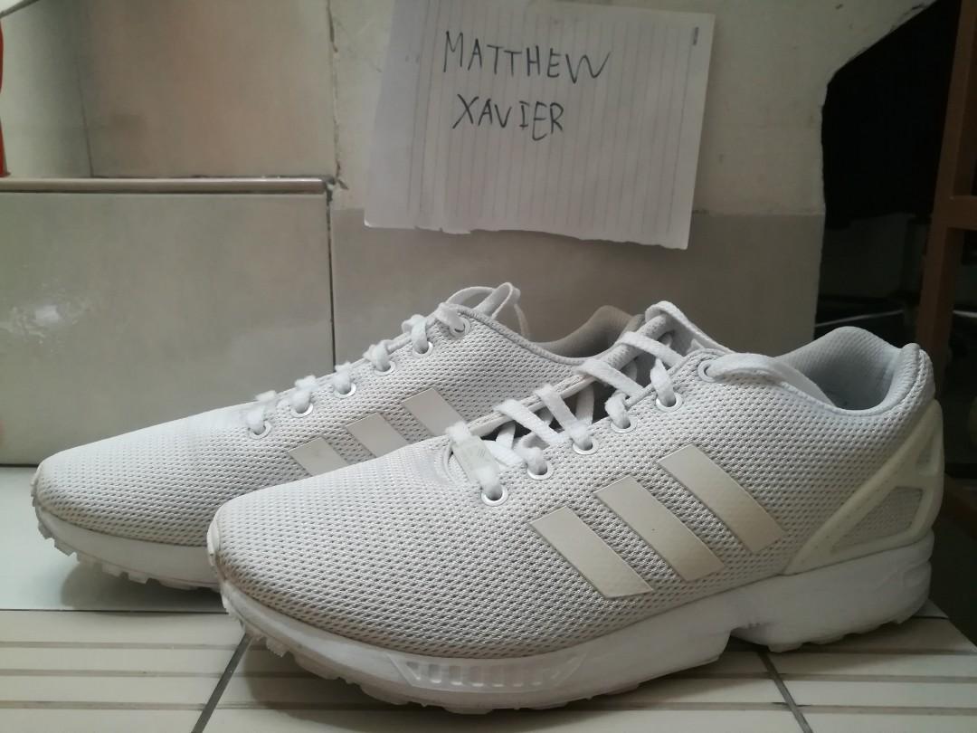 adidas originals zx flux triple white