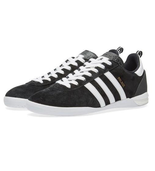 Adidas x Palace Indoor Sneakers Shoes Black Men s Fashion Footwear Sneakers on Carousell