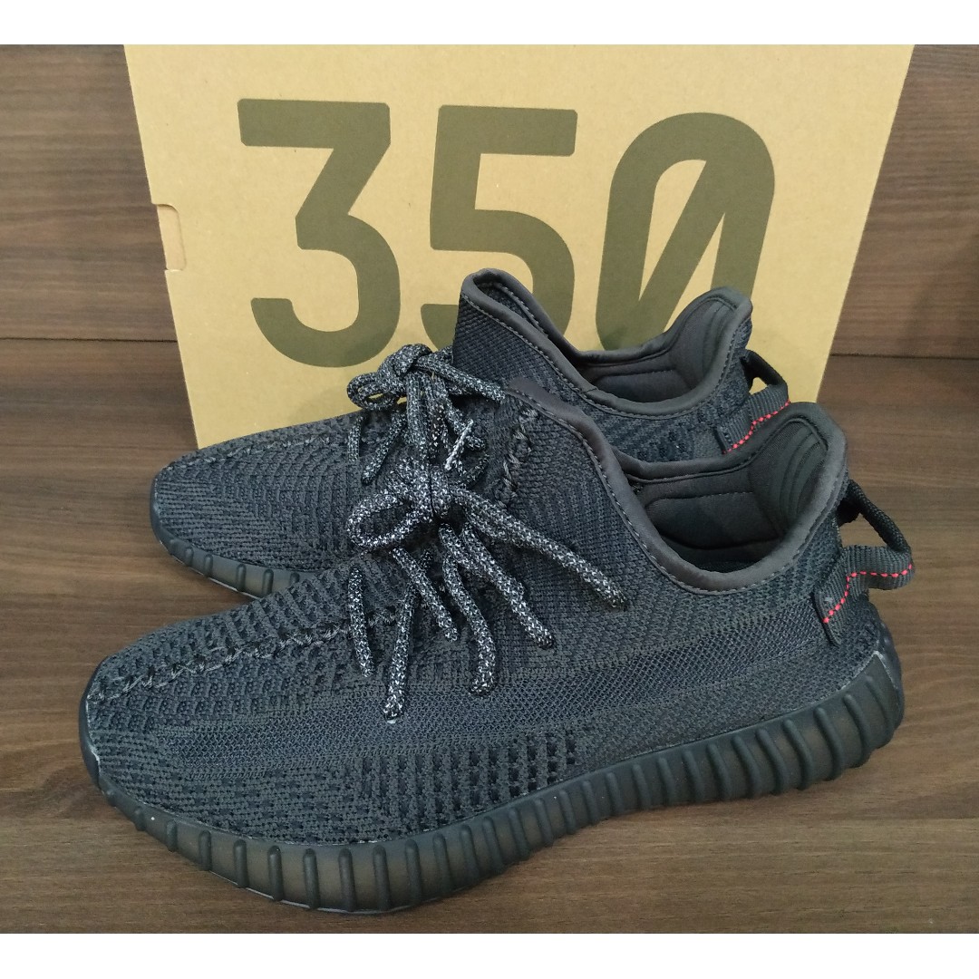 Yeezy 350 static black non reflective discount