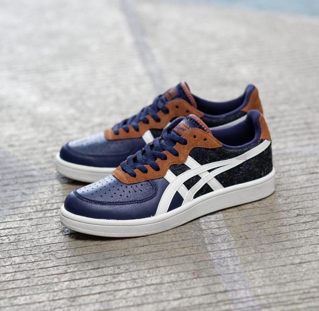 Asics Onitsuka Tiger GSM Navy Fesyen Pria Sepatu Sneakers di Carousell