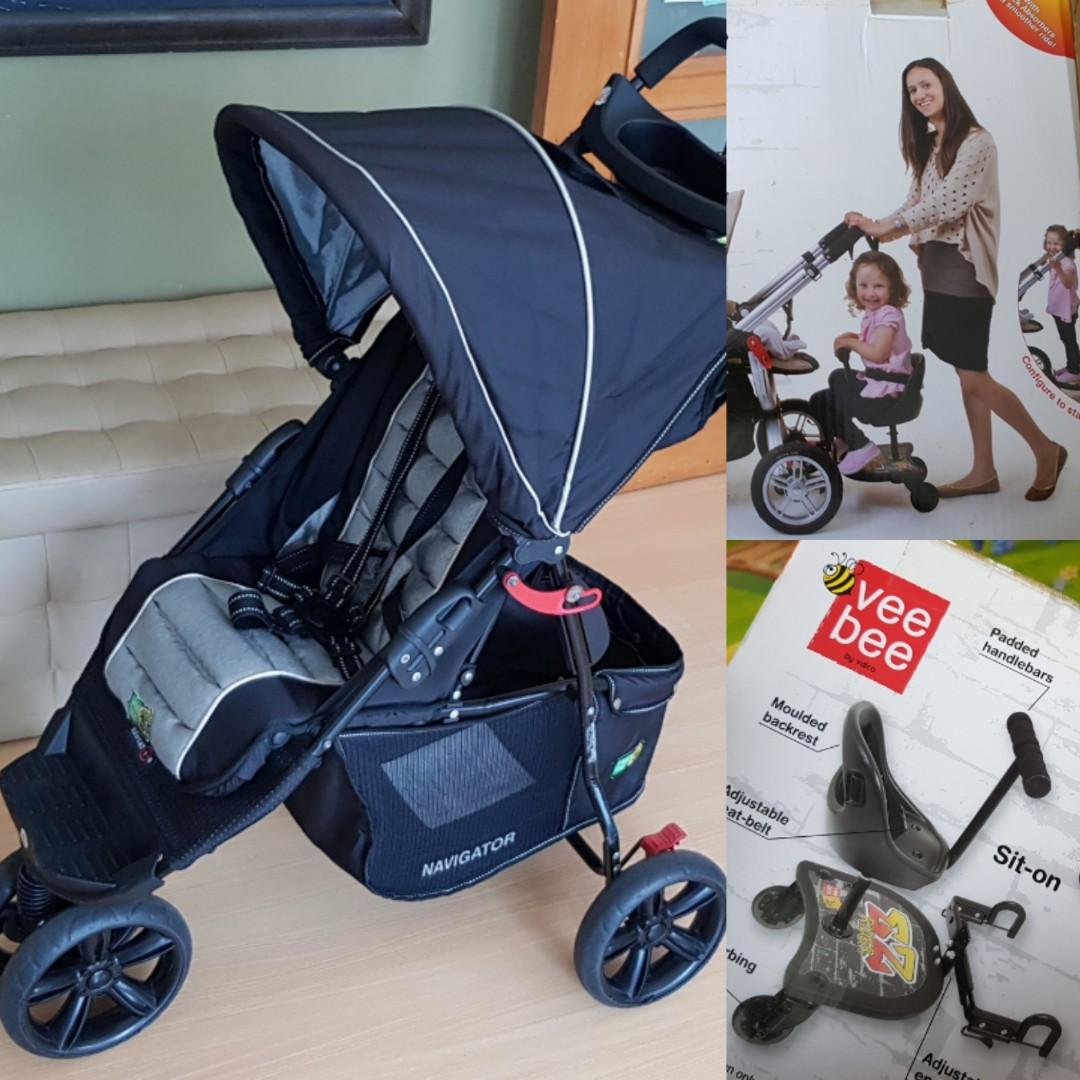 Baby Stroller VEE BEE Australia and EZ RIDER attachment Babies Kids Going Out Strollers on Carousell